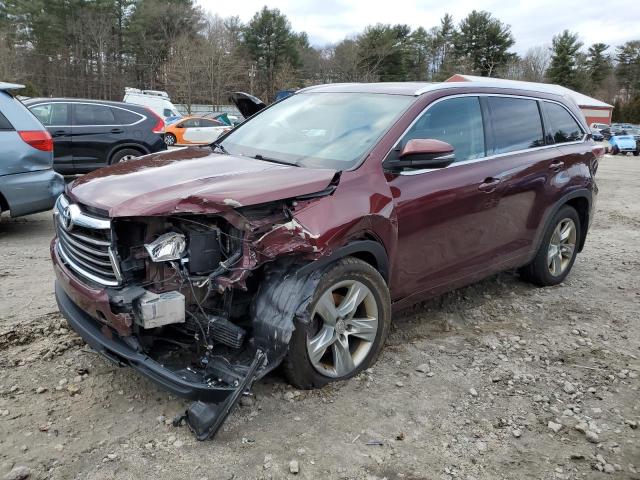 VIN 5TDDKRFHXFS207904 2015 Toyota Highlander, Limited no.1