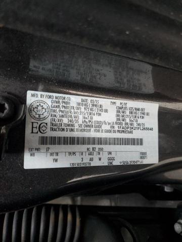 1FADP3K21FL265648 | 2015 FORD FOCUS SE