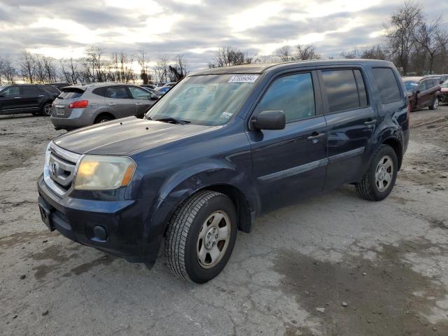 Lot #2455260165 2011 HONDA PILOT LX salvage car