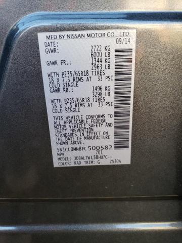 2015 INFINITI QX60 HYBRI - 5N1CL0MN8FC500582