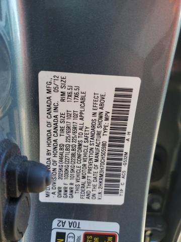 VIN 1C4PJLCB5GW258628 2012 HONDA CRV no.12