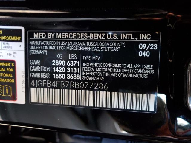 2024 Mercedes-Benz Gle 350 4M 2.0L(VIN: 4JGFB4FB7RB077286