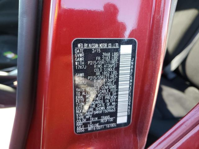 2015 NISSAN JUKE S - JN8AF5MRXFT509663