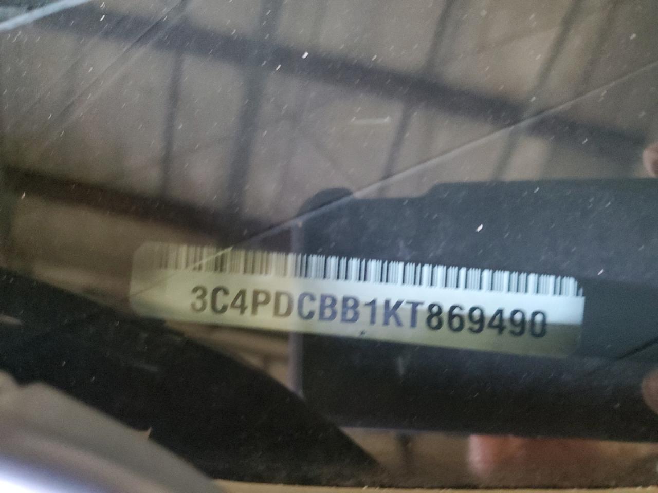 3C4PDCBB1KT869490 2019 Dodge Journey Se