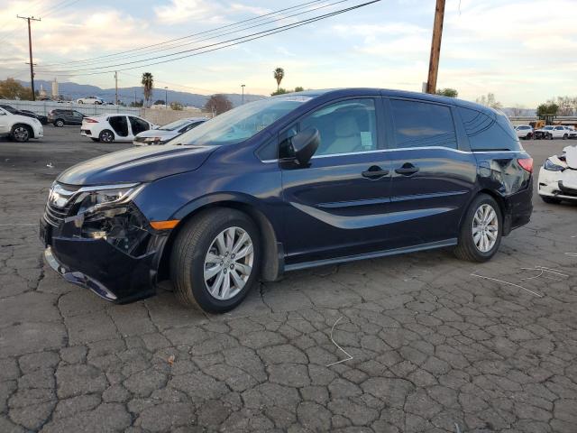 HONDA ODYSSEY LX 2019 blue  gas 5FNRL6H2XKB040257 photo #1