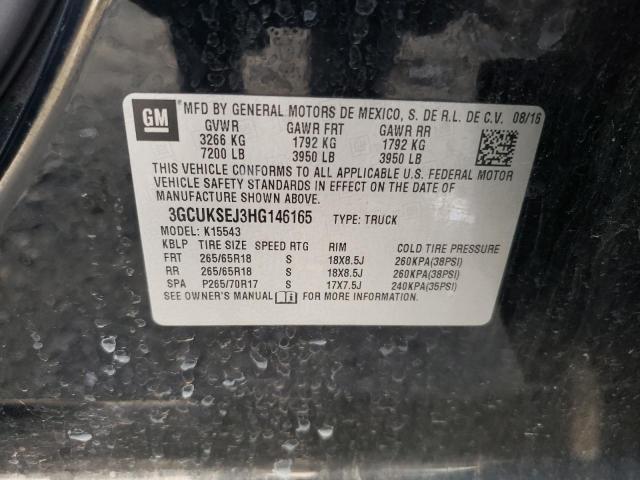 2017 CHEVROLET SILVERADO - 3GCUKSEJ3HG146165