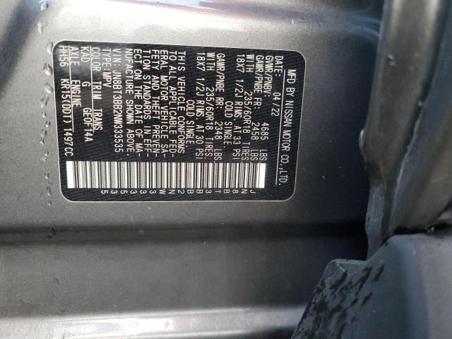 2022 Nissan Rogue Sv VIN: JN8BT3BB2NW333535 Lot: 38632194