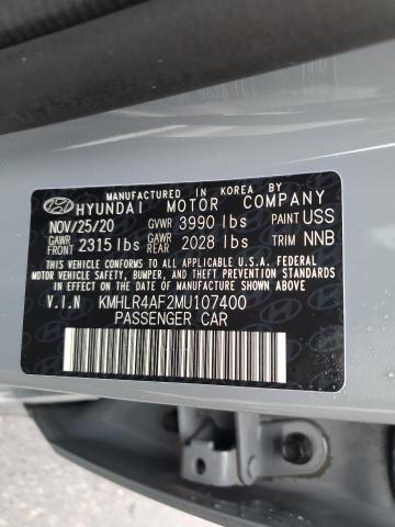 KMHLR4AF2MU107400 | 2021 HYUNDAI ELANTRA N