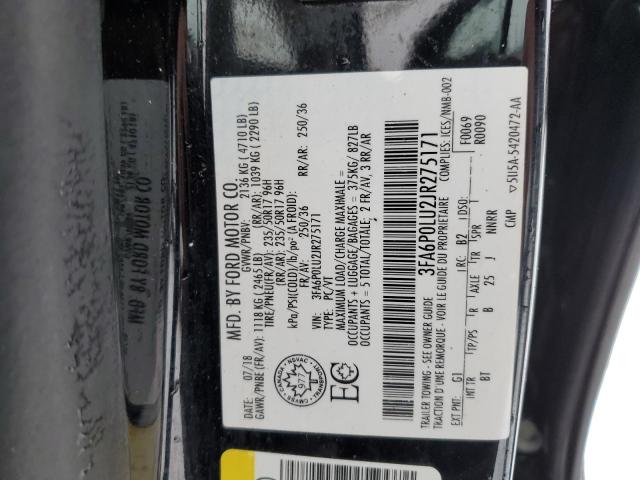 3FA6P0LU2JR275171 2018 FORD FUSION - Image 12