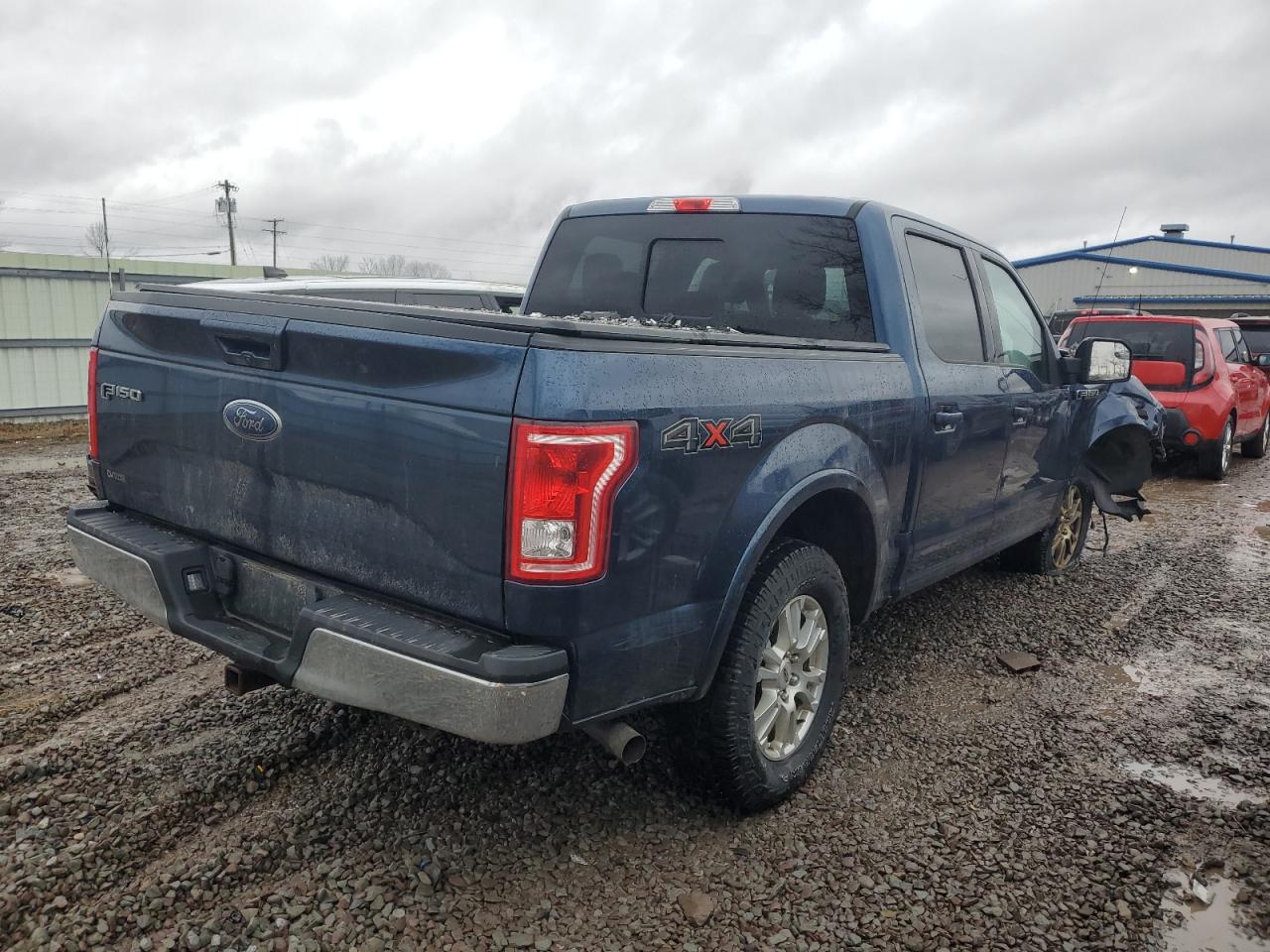 FORD F150 SUPER 2017 blue  gas 1FTEW1EF8HFC37061 photo #4