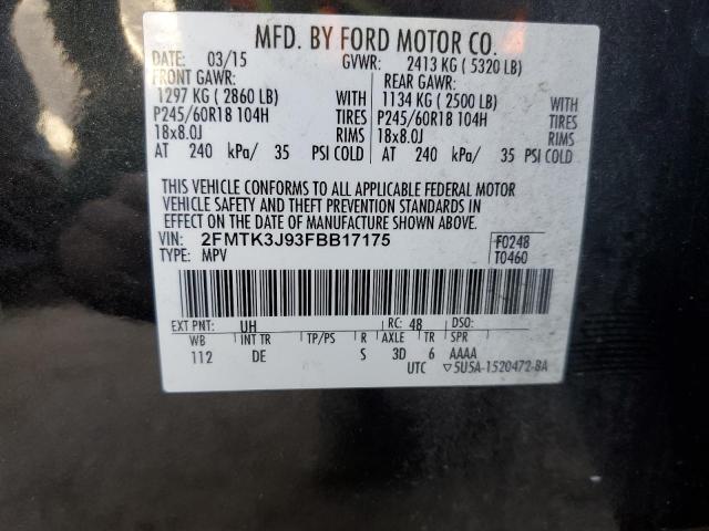 2015 FORD EDGE SEL 2FMTK3J93FBB17175