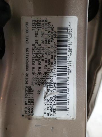 JT6HT00W9Y0120767 2000 Lexus Lx 470