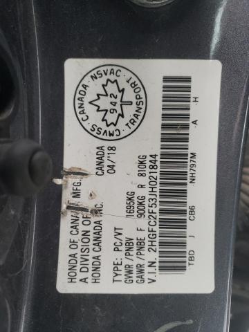 2018 HONDA CIVIC LX - 2HGFC2F53JH021844