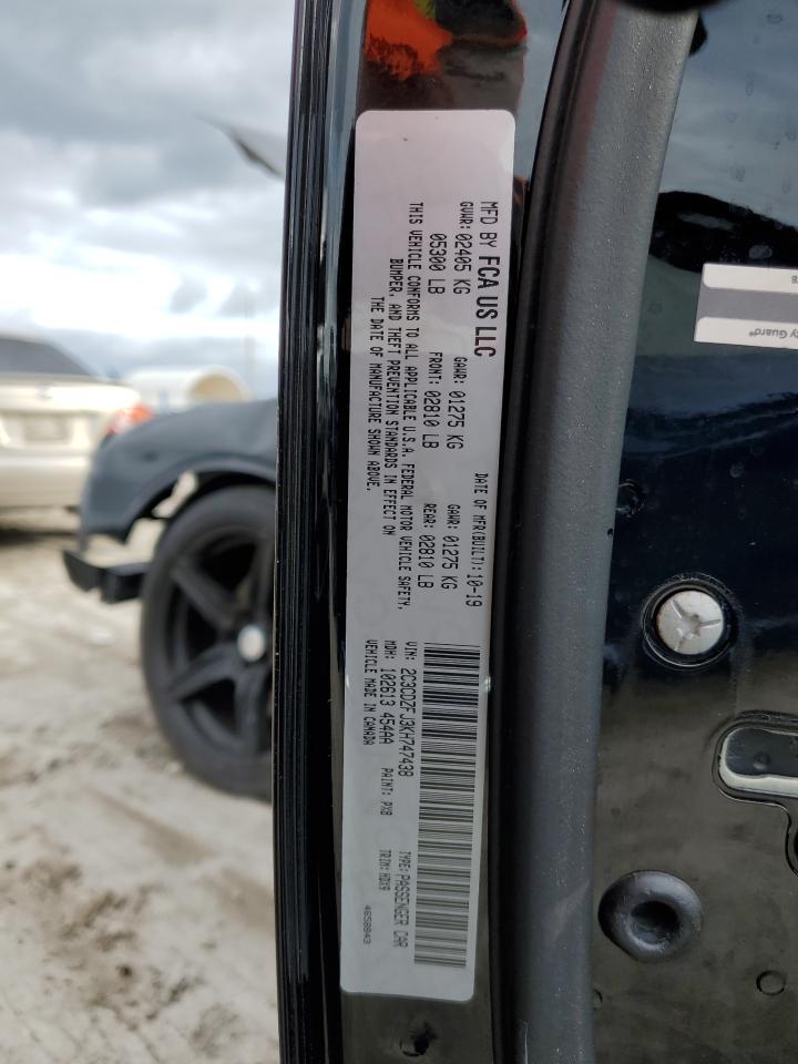 2C3CDZFJ3KH747438 2019 Dodge Challenger R/T Scat Pack