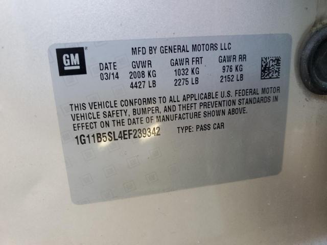 1G11B5SL4EF239342 | 2014 CHEVROLET MALIBU LS