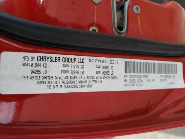 1C3CDFCA3DD142502 2013 Dodge Dart Limited