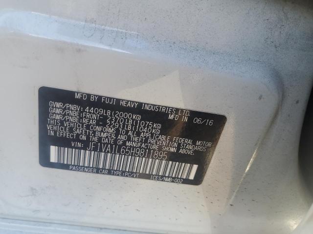 2017 SUBARU WRX LIMITE - JF1VA1L65H9811895