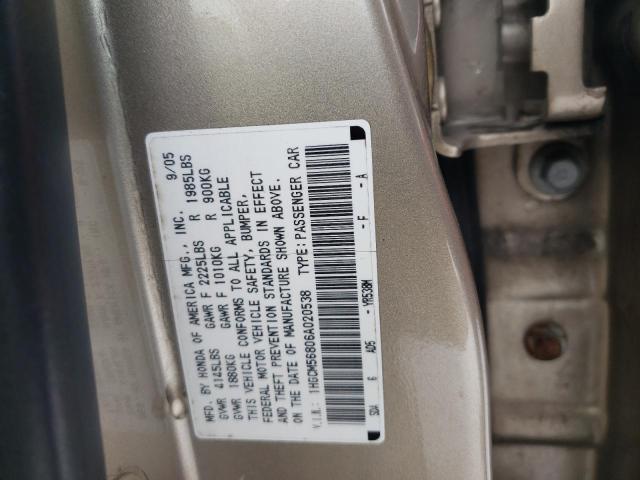 1HGCM56806A020538 | 2006 Honda accord ex