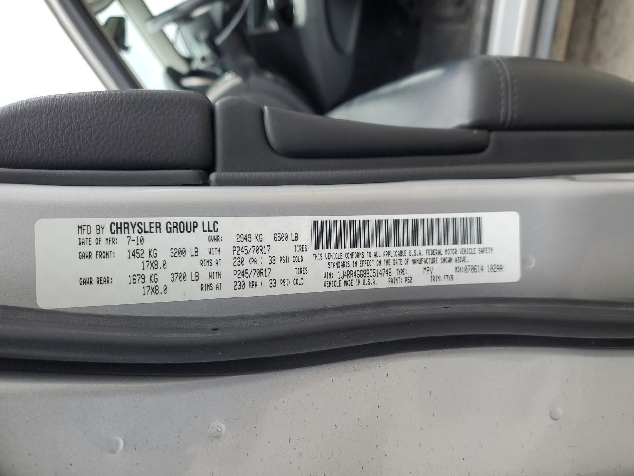1J4RR4GG8BC514746 2011 Jeep Grand Cherokee Laredo 1J4RR4GG8BC514746 2011 Jeep Grand Cherokee Laredo