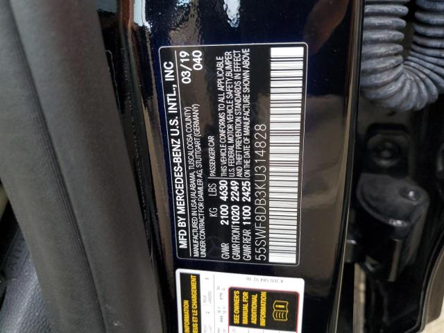 2019 MERCEDES-BENZ C 300 55SWF8DB3KU314828