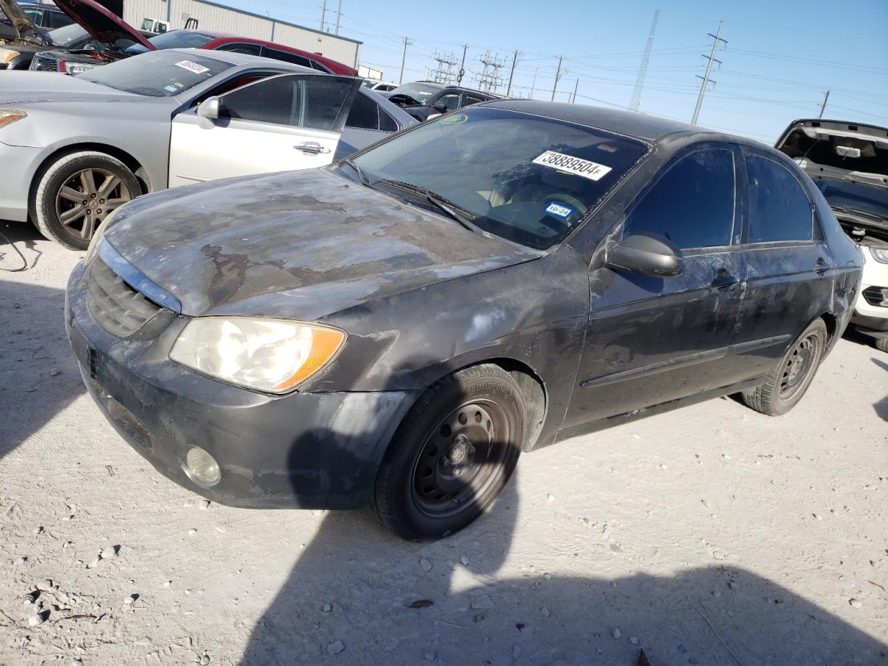 KNAFE121345019736 2004 Kia Spectra Lx