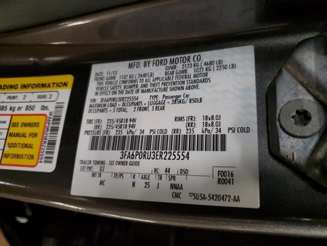 3FA6P0RU3ER225554 | 2014 FORD FUSION TIT