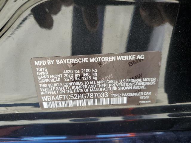 2017 BMW 430I GRAN WBA4F7C52HG787033