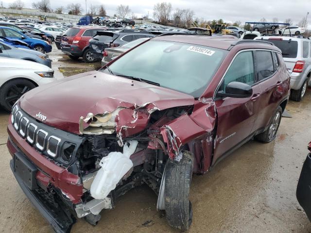 2022 Jeep Compass Latitude VIN: 3C4NJCBB0NT174826 Lot: 37039214