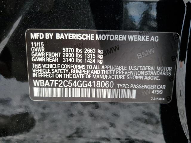 VIN WBA7F2C54GG418060 2016 BMW 7 Series, 750 XI no.12