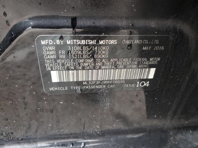 ML32F3FJ9HHF06695 | 2017 MITSUBISHI MIRAGE G4