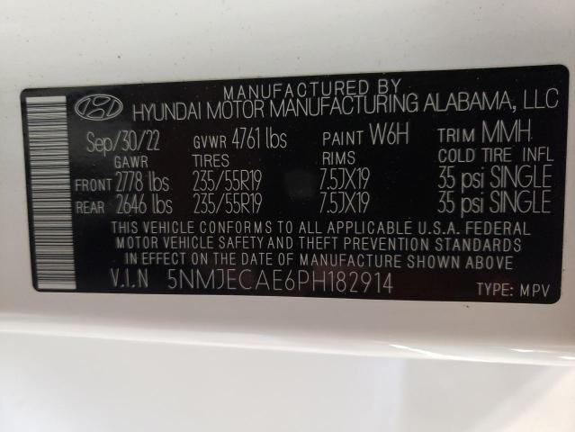 5NMJECAE6PH182914 | 2023 HYUNDAI TUCSON LIM