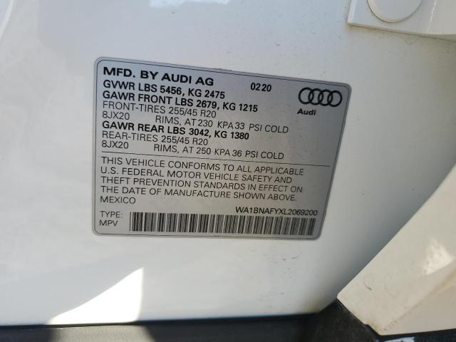 WA1BNAFYXL2069200 2020 AUDI Q5, photo no. 13