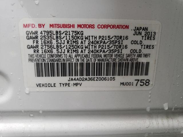 JA4AD2A36EZ006105 | 2014 MITSUBISHI OUTLANDER