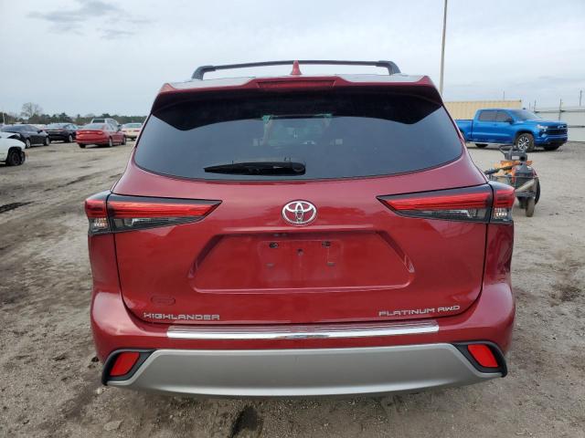 VIN 5TDFZRBH7MS095053 2021 Toyota Highlander, Platinum no.6