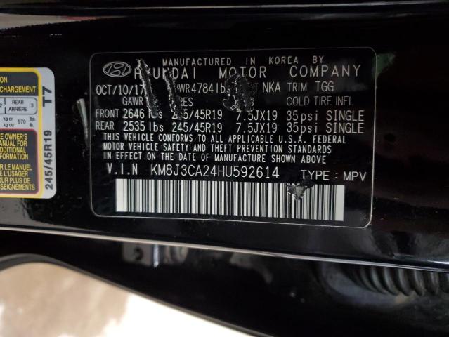 2017 Hyundai Tucson Lim 1.6L(VIN: KM8J3CA24HU592614