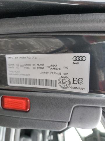 WAUAAAF4XPN019215 | 2023 AUDI A4 KOMFORT