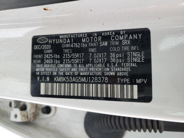 2021 HYUNDAI KONA ULTIM - KM8K53AG5MU128378