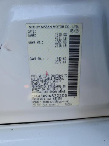 2015 NISSAN ALTIMA 2.5 - 1N4AL3AP2FN872206