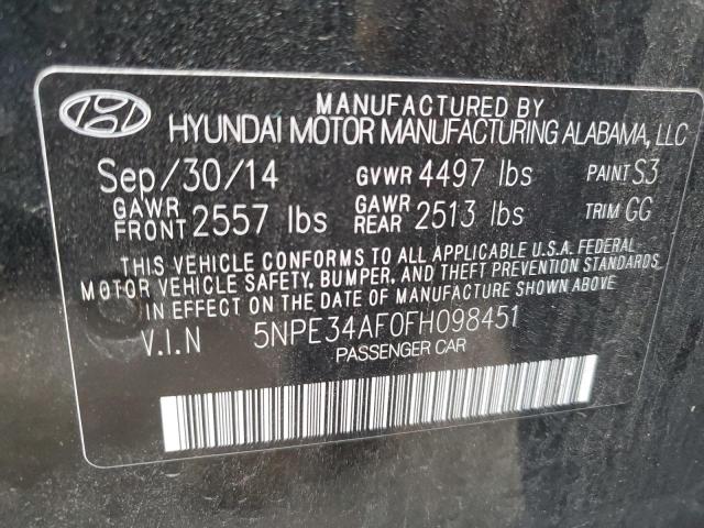 5NPE34AF0FH098451 | 2015 HYUNDAI SONATA SPO