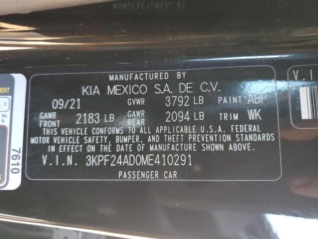 2021 KIA FORTE FE - 3KPF24AD0ME410291