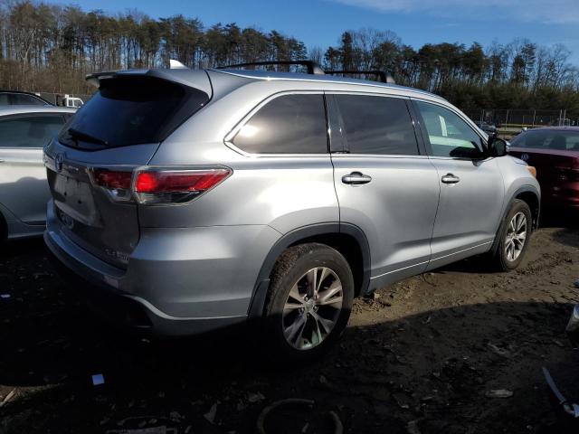 VIN 5TDJKRFH0FS149255 2015 Toyota Highlander, Xle no.3