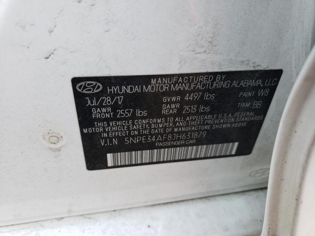 5NPE34AF8JH631879 | 2018 Hyundai sonata sport