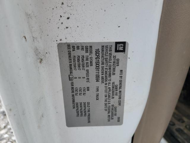 1GCFG15XX91110594 2009 Chevrolet Express G1500