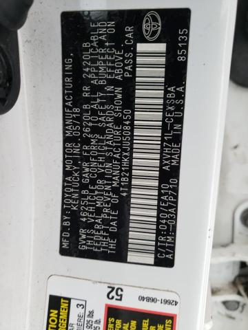 2018 TOYOTA CAMRY HYBR - 4T1B21HKXJU508450