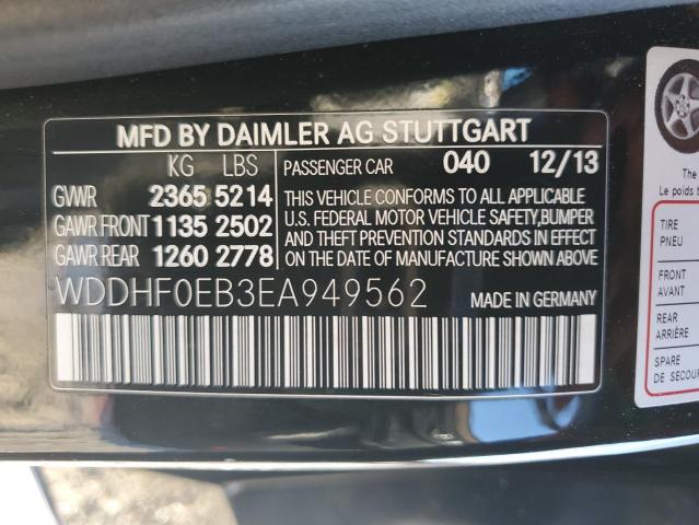 WDDHF0EB3EA949562 | 2014 MERCEDES-BENZ E 250 BLUE