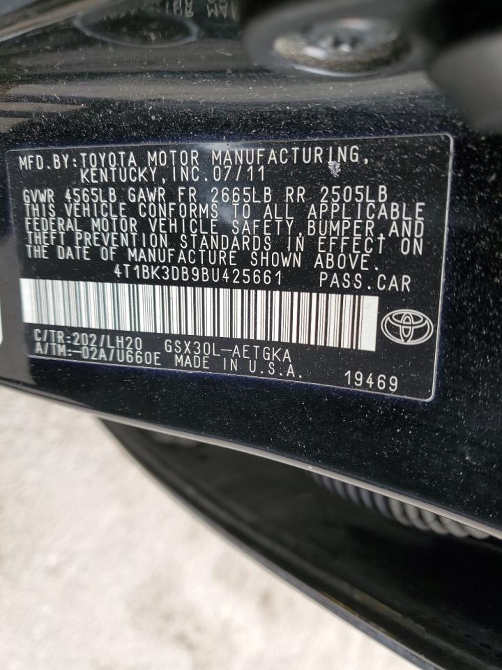 4t1bk3db9bu425661 4T1BK3DB9BU425661 2011 Toyota Avalon Base
