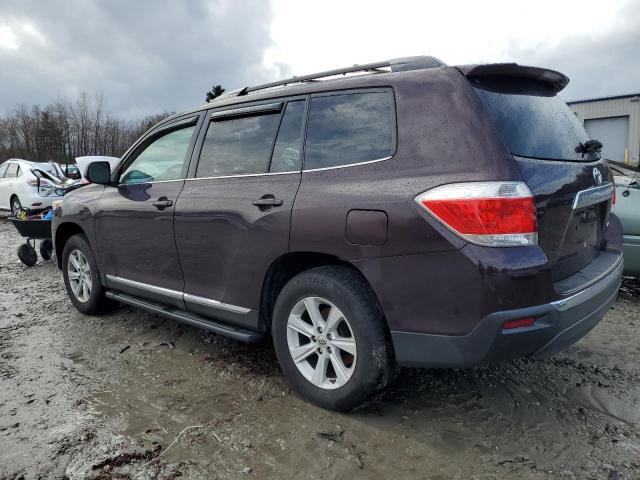 VIN 5TDBK3EH3DS236826 2013 Toyota Highlander, Base no.2