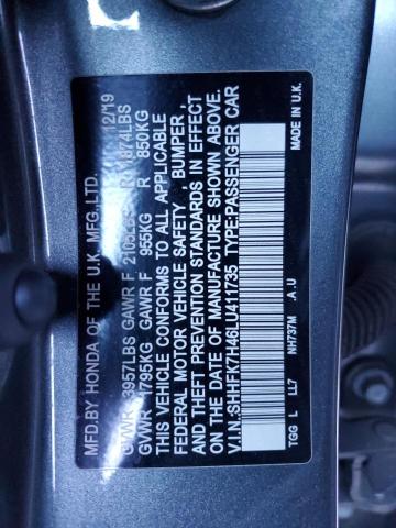 SHHFK7H46LU411735 | 2020 Honda civic sport