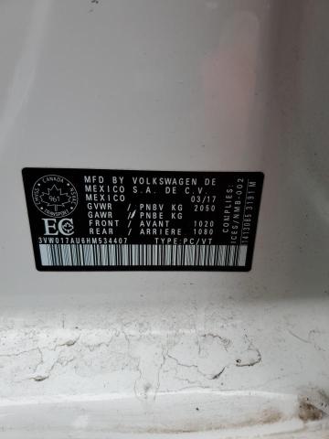 2017 VOLKSWAGEN GOLF SPORT - 3VW017AU6HM534407