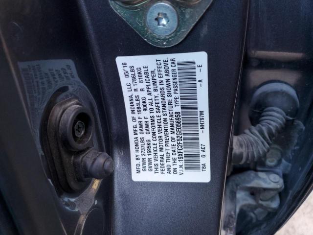 19XFC2F52GE056958 | 2016 HONDA CIVIC LX